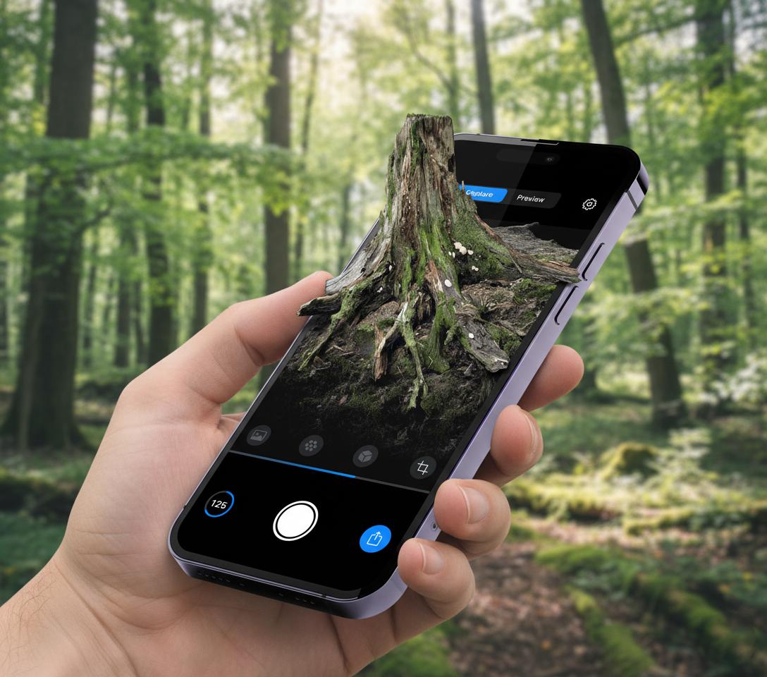 RealityScan app screens